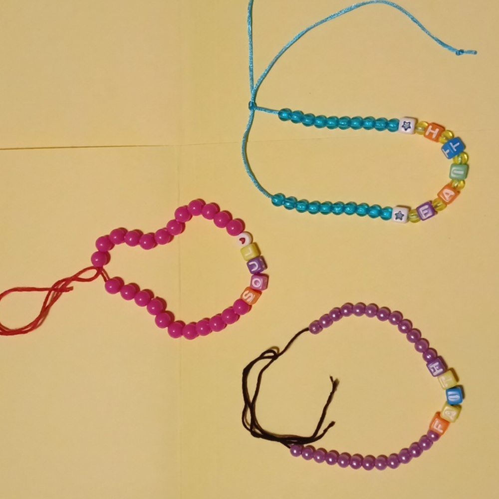3 Faith & Soul Hand Beaded Bracelets